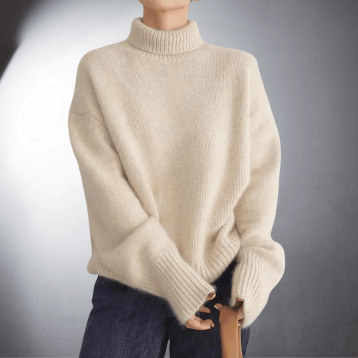 Adalgisa | Roll Neck Sweater In Soft Cashmere